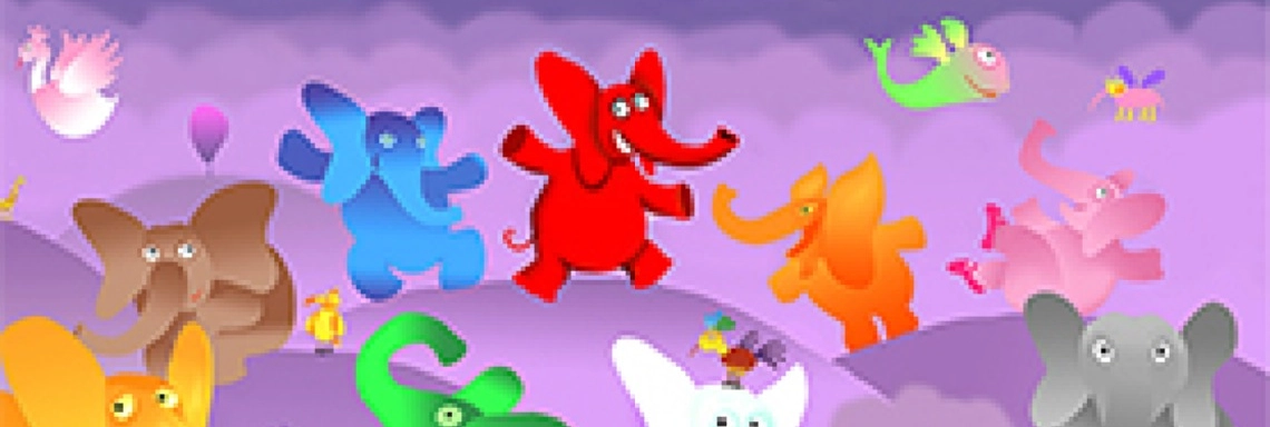 פילים בכל הצבעים – ההצגה החדשה על פי ספרו האהוב של אמי רובינגר